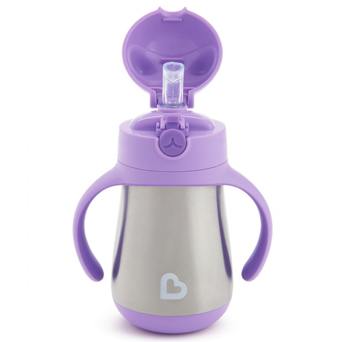 Παγούρι - Θερμός 237ml Με Καλαμάκι Munchkin Cool Cat Purple