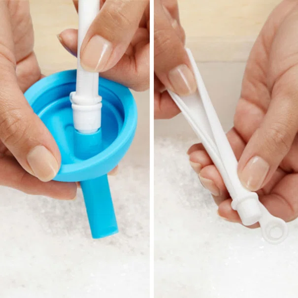 Παγούρι 296ml Με Καλαμάκι Munchkin Simple Clean Straw Cup Blue