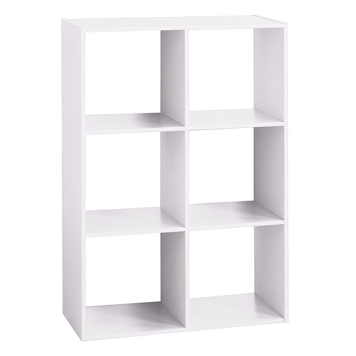 Βιβλιοθήκη Δαπέδου 6 Θέσεων (67 5X32X100 5) F-V Box Mix White 138909C Έπιπλα Βιβλιοθήκες - Ραφιέρες Λευκές Spitishop