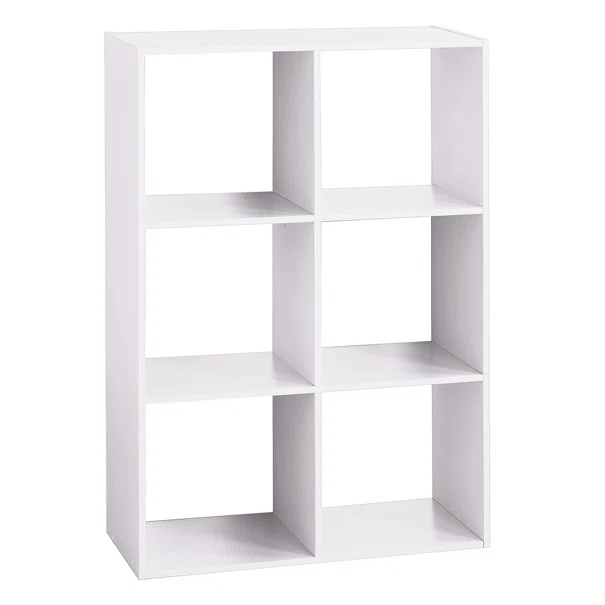 Βιβλιοθήκη Δαπέδου 6 Θέσεων (67.5x32x100.5) F-V Box Mix White 138909C