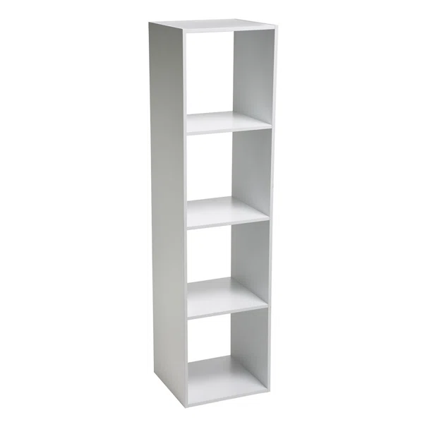 Βιβλιοθήκη Δαπέδου 4 Θέσεων (34.5x32x134) F-V Box Mix White 173686C