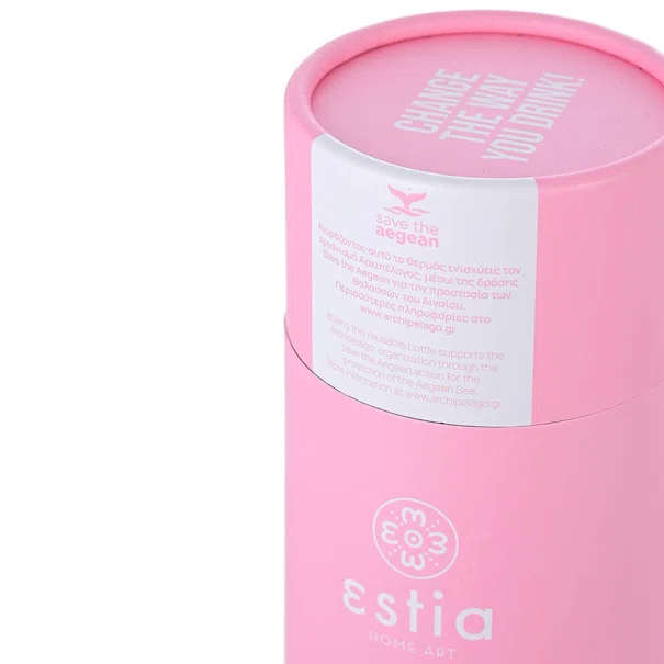 Ποτήρι Θερμός 500ml Estia Save The Aegean Blossom Rose 01-10317