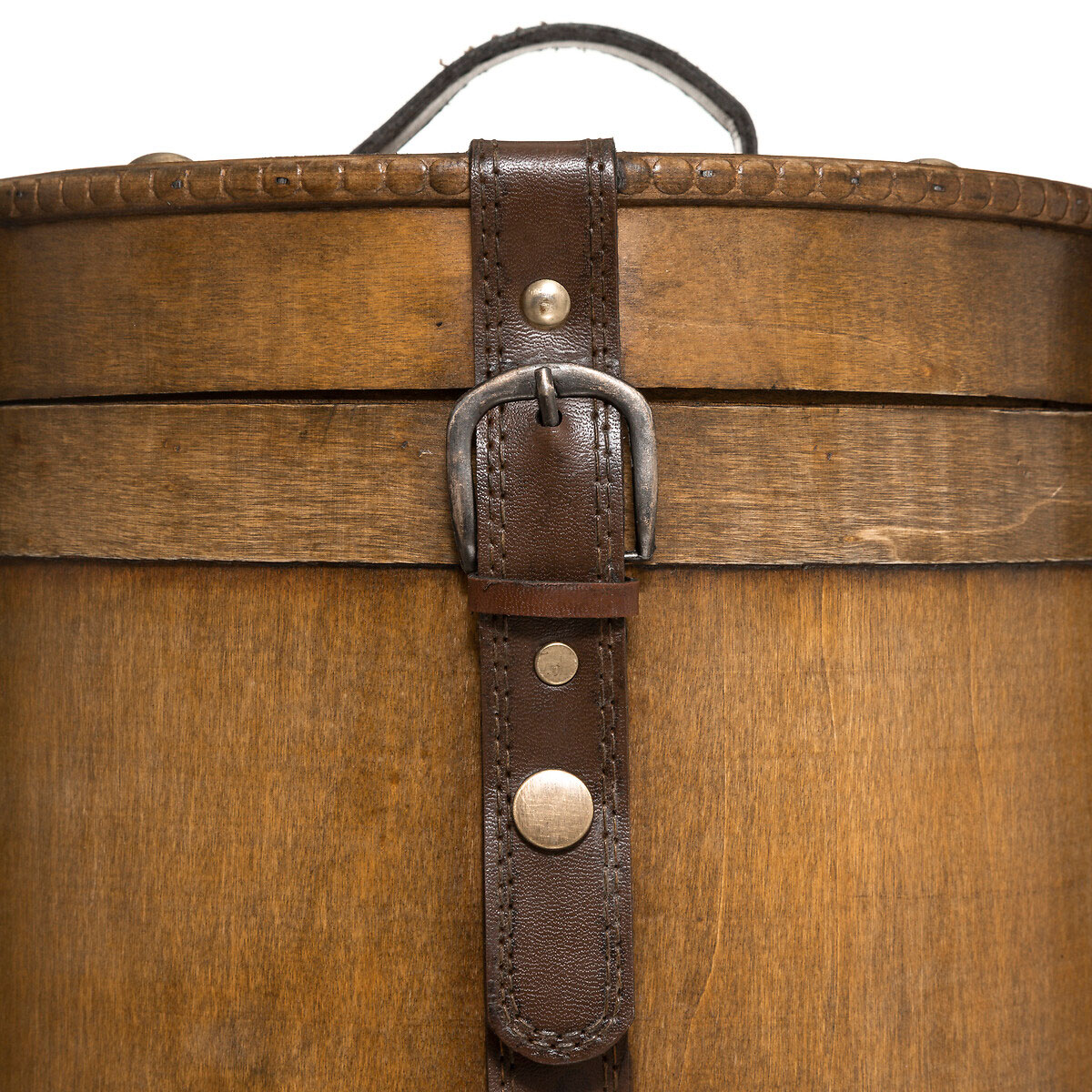 Κουτιά Αποθήκευσης (Σετ 2Τμχ) A-S Wooden Round 182352 Διακόσμηση & Καλάθια Spitishop