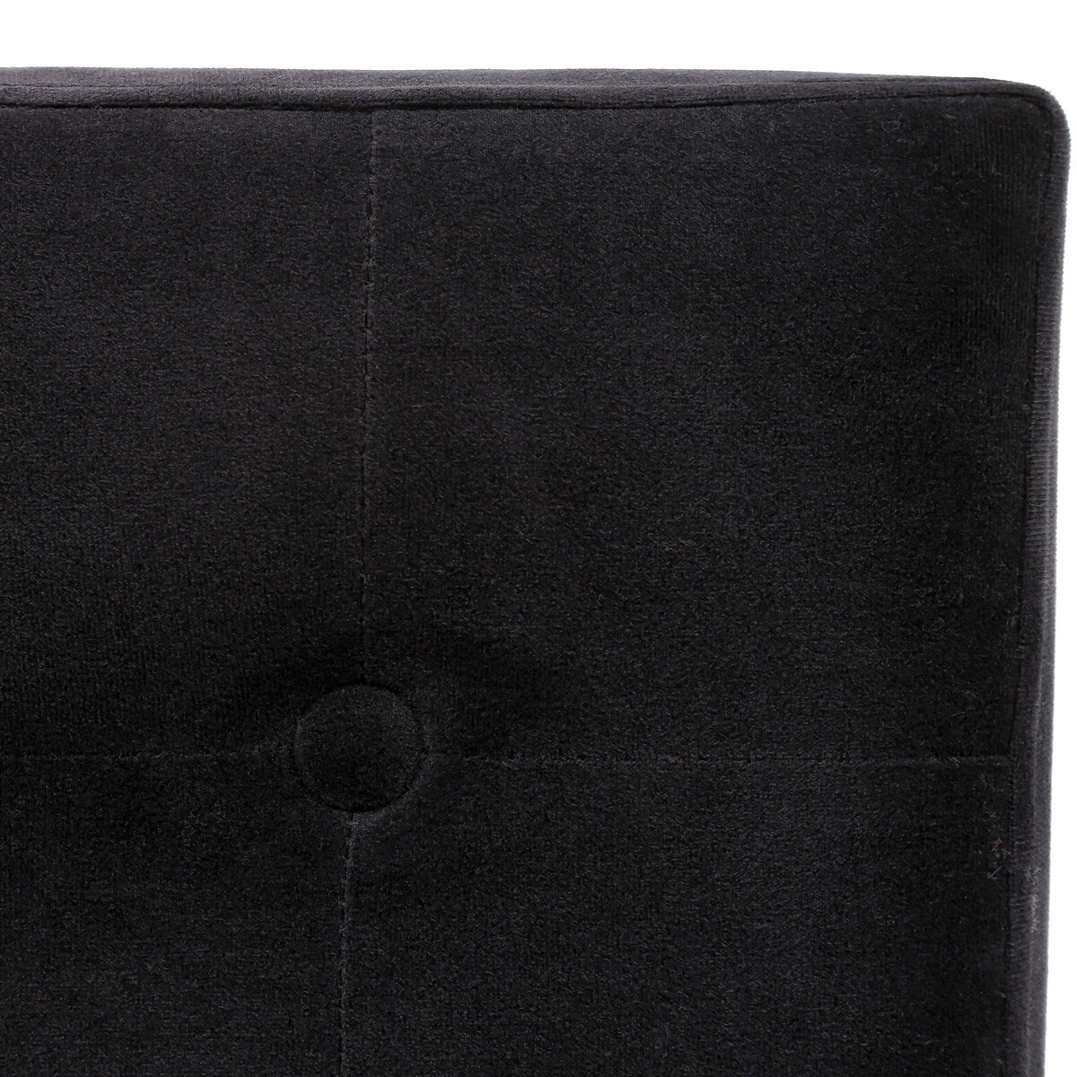 Σκαμπό με Αποθηκευτικό Χώρο (38X38X38) A-S Lysandre Black Velvet 121470H Έπιπλα Spitishop