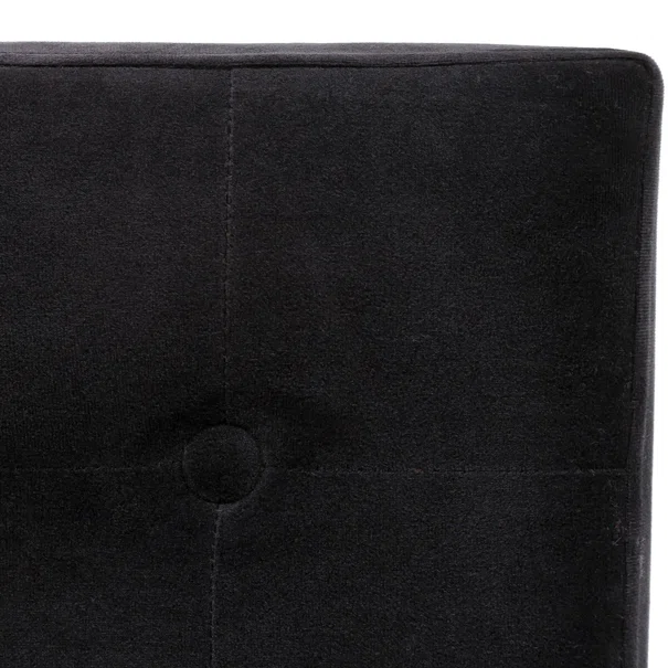 Σκαμπό Με Αποθηκευτικό Χώρο (38x38x38) A-S Lysandre Black Velvet 121470H