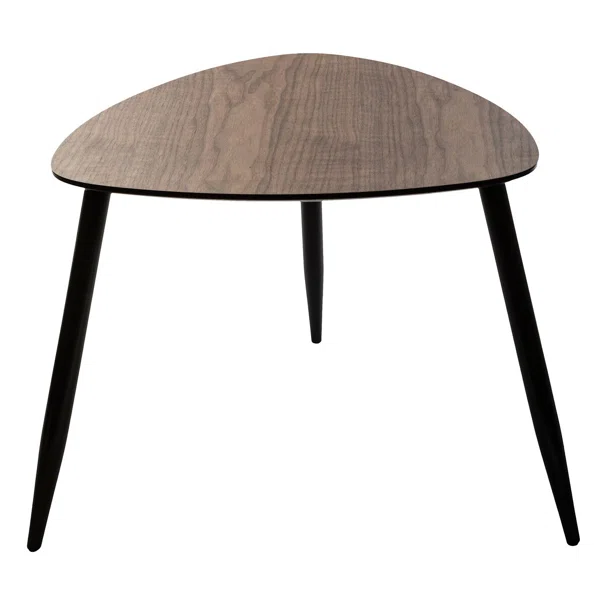 Τραπέζια Σαλονιού (Σετ 2τμχ) A-S Mileo Walnut 166640
