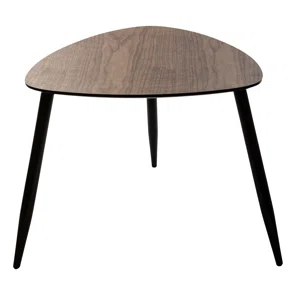 Τραπέζια Σαλονιού (Σετ 2τμχ) A-S Mileo Walnut 166640