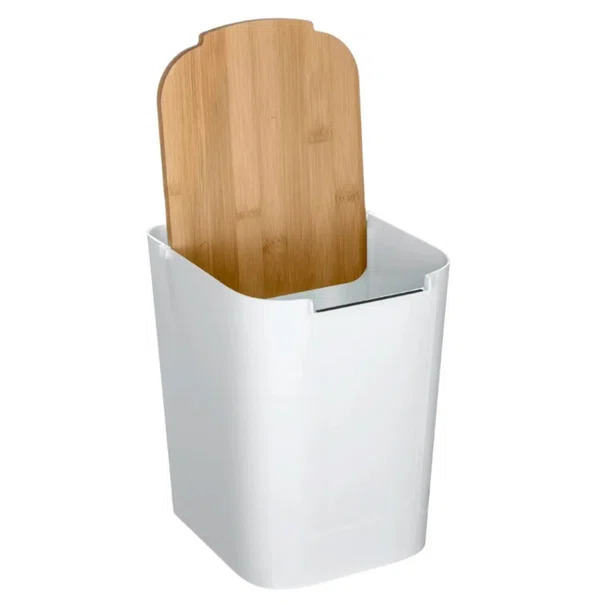 Καλάθι Απορριμμάτων (22.4x18.3x24.4) F-V 5lt Natureo White 155924A