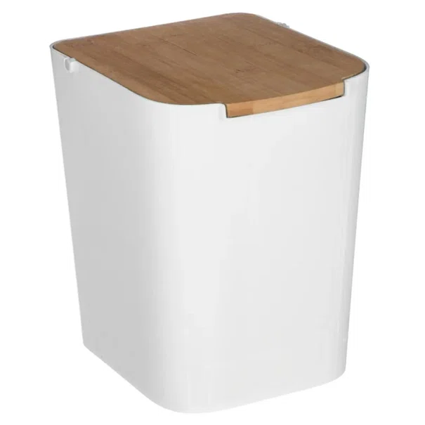 Καλάθι Απορριμμάτων (22.4x18.3x24.4) F-V 5lt Natureo White 155924A