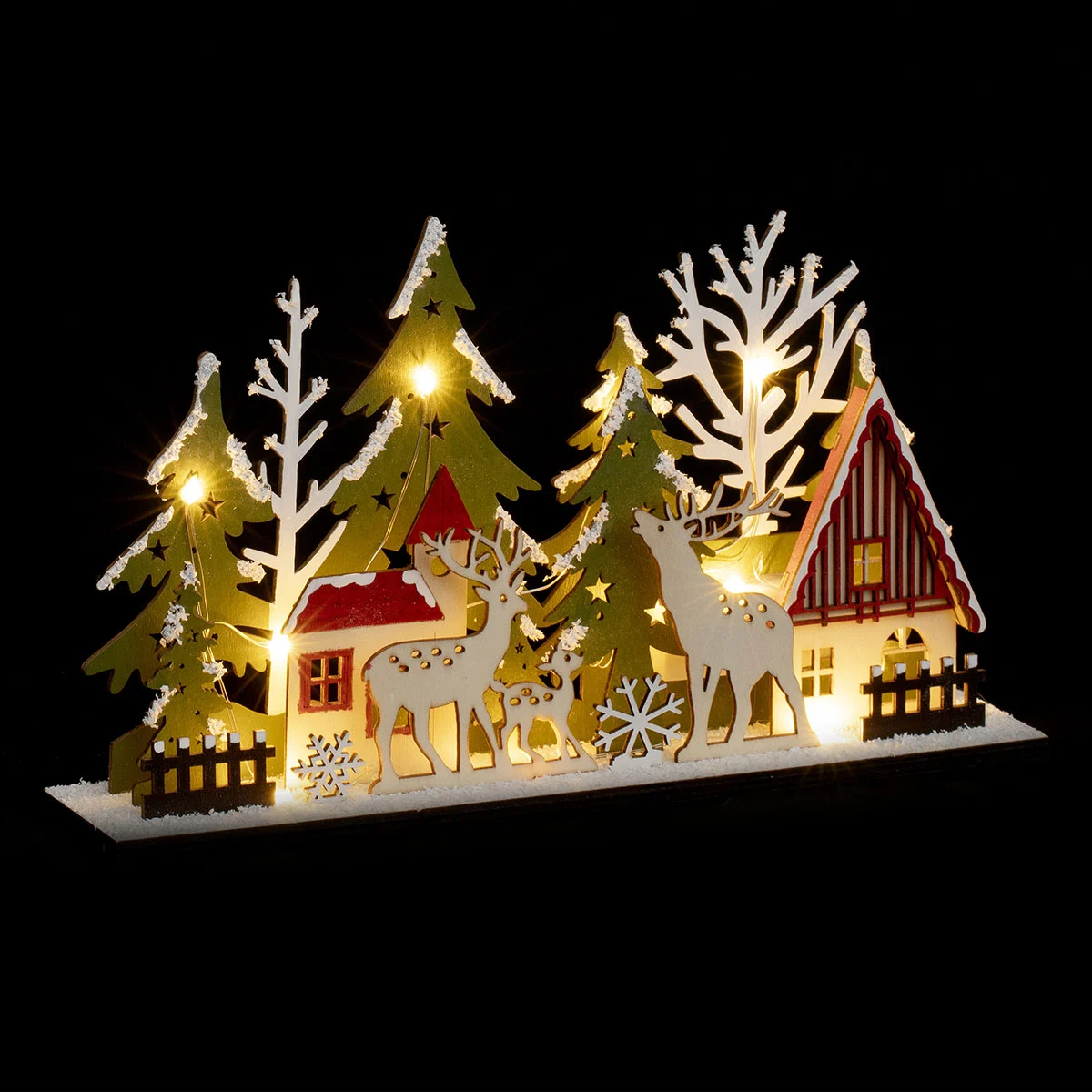 Χριστουγεννιάτικο Διακοσμητικό Με Led (30x17) F-R Village 183137