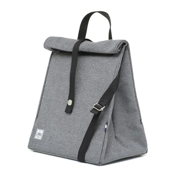 Ισοθερμική Τσάντα Φαγητού 8lt + Παγοκύστη The Lunch Bags Original Plus Stone Grey