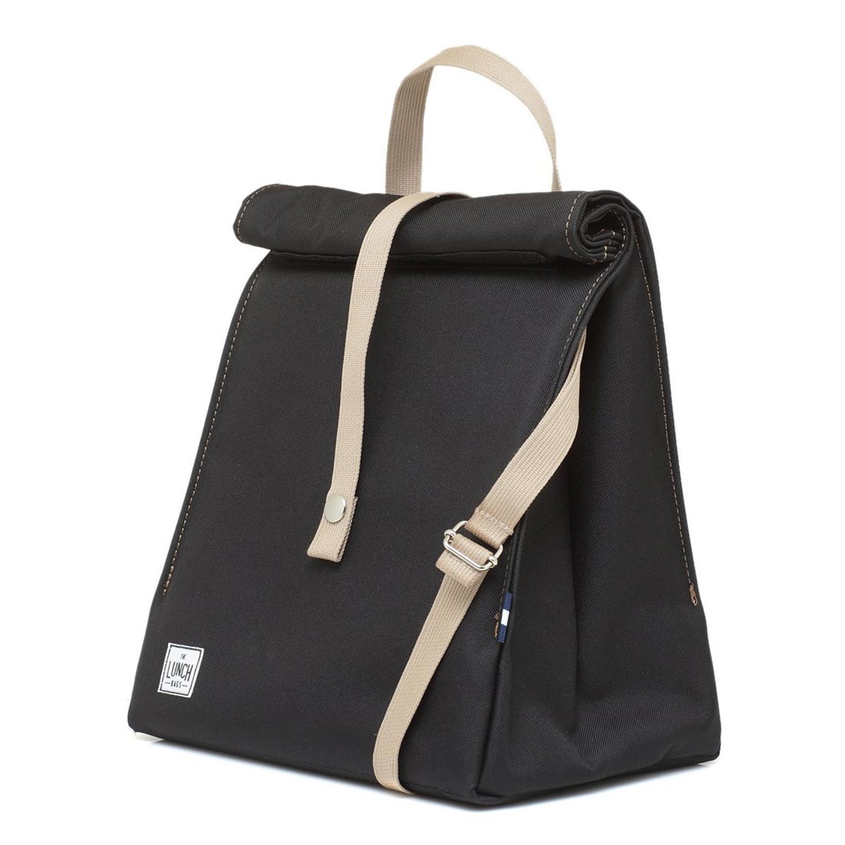 Ισοθερμική Τσάντα Φαγητού 8lt + Παγοκύστη The Lunch Bags Original Plus Black