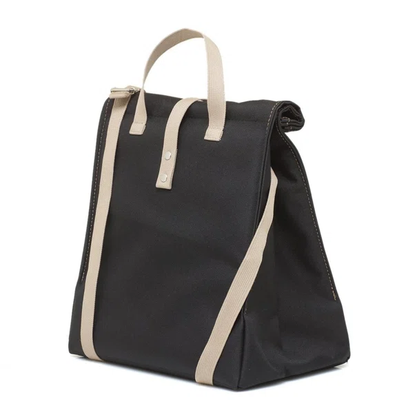 Ισοθερμική Τσάντα Φαγητού 8lt + Παγοκύστη The Lunch Bags Original Plus Black