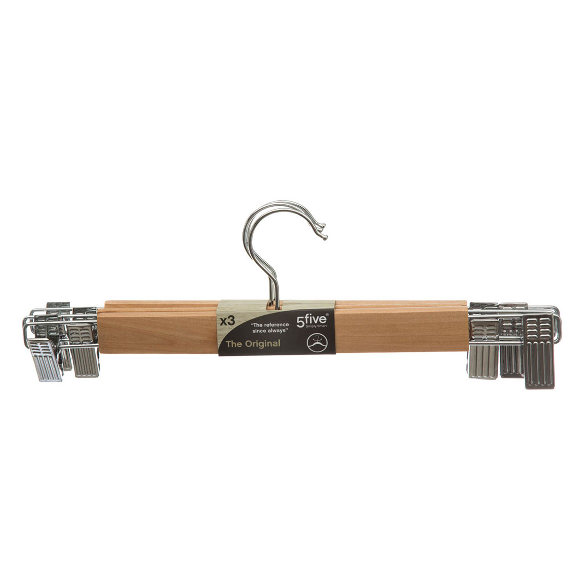 Κρεμάστρες Ρούχων Με Κλιπ (Σετ 3τμχ) F-V Clip Hanger 151518C