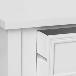 Κομοδίνο Με Συρτάρι & Ράφι (45x30x67) A-S Charme White 102215B