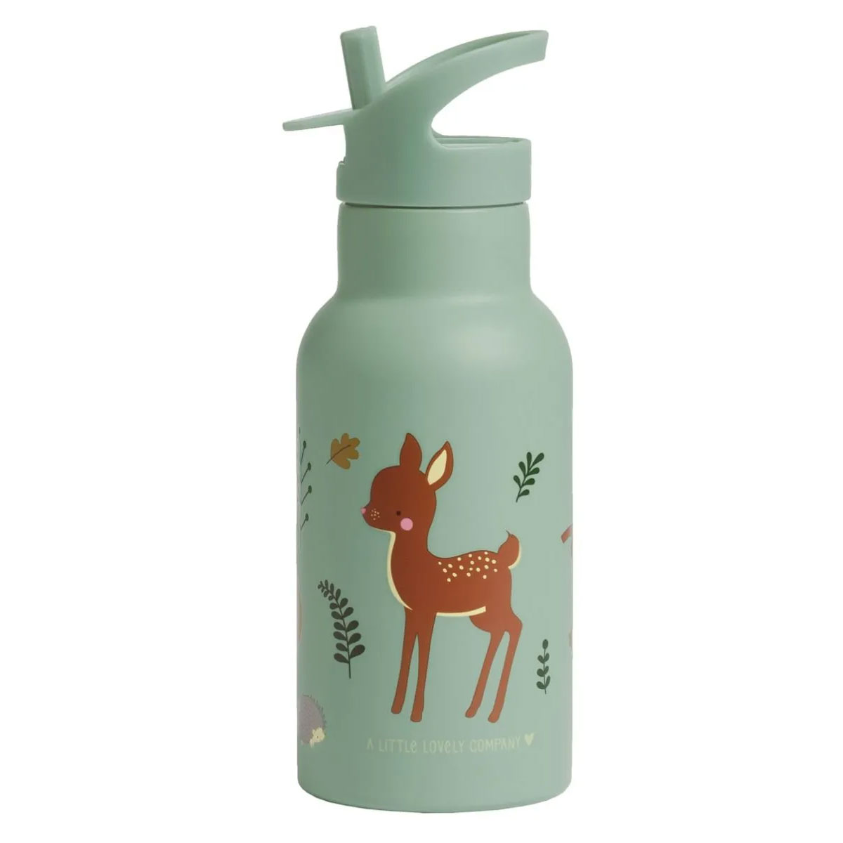 Παγούρι - Θερμός 350Ml με Καλαμάκι Α Little Lovely Company Forest Friends Dbssff41 Παιδικά Είδη Φαγητού & Αξεσουάρ Σερβιρίσματος Παγούρια Spitishop