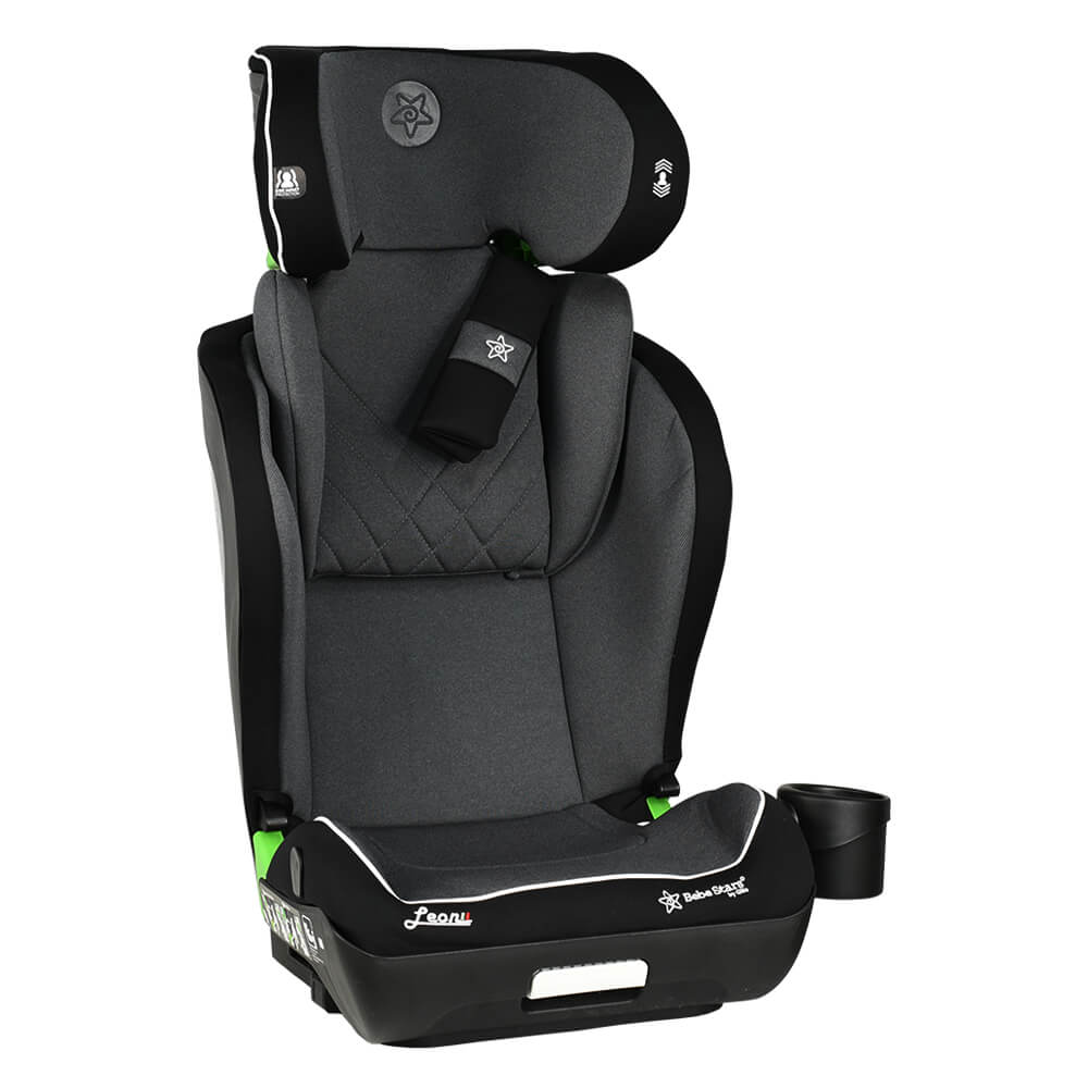 Κάθισμα Αυτοκινήτου ISOfix (100-150εκ. Ύψος) Bebe Stars Leon i-Size Black 943-188