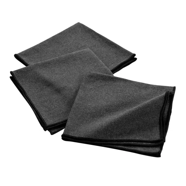 Πετσέτες Φαγητού (Σετ 3τμχ) L-C Mistraline Anthracite 1731234