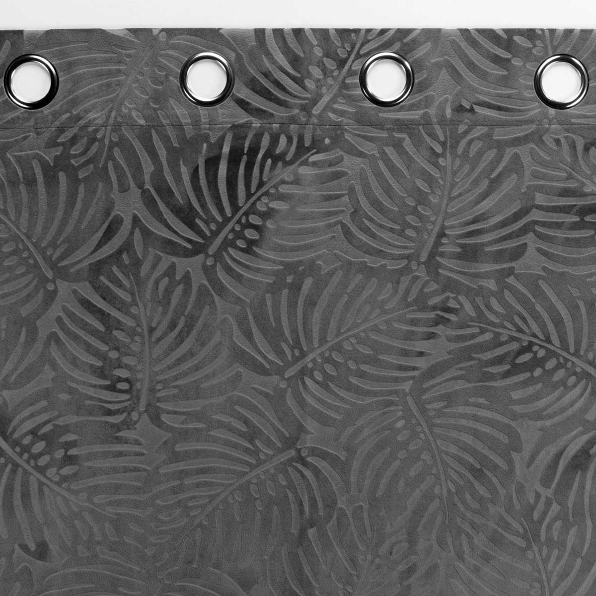 Κουρτίνα Βελουτέ (140X240) με Τρουκς L-C Analia Anthracite 1611500 Κουρτίνες Κρεβατοκάμαρας Spitishop