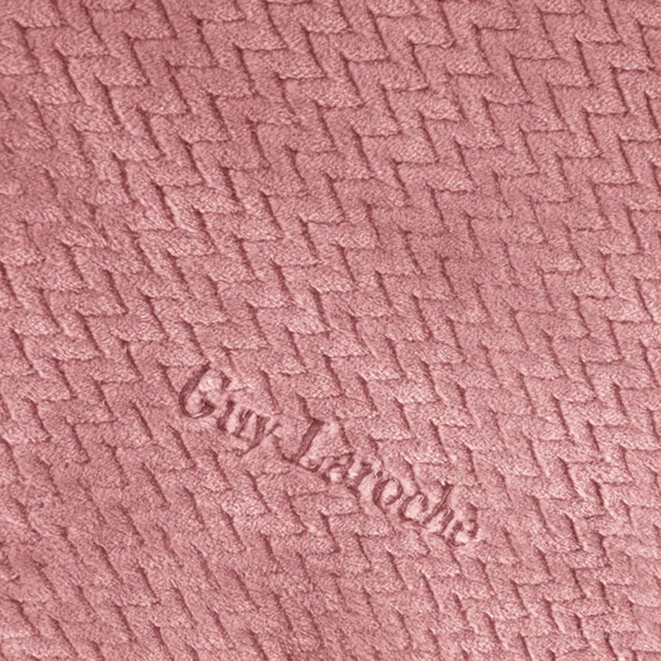 Κουβέρτα Fleece Μονή (160x220) Guy Laroche Rombus Coral