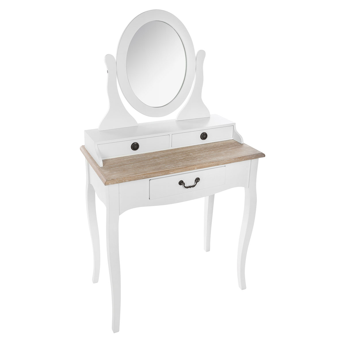 Μπουντουάρ Με Καθρέφτη (74x40x136) A-S Chrysa White 131000A