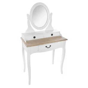 Μπουντουάρ Με Καθρέφτη (74x40x136) A-S Chrysa White 131000A