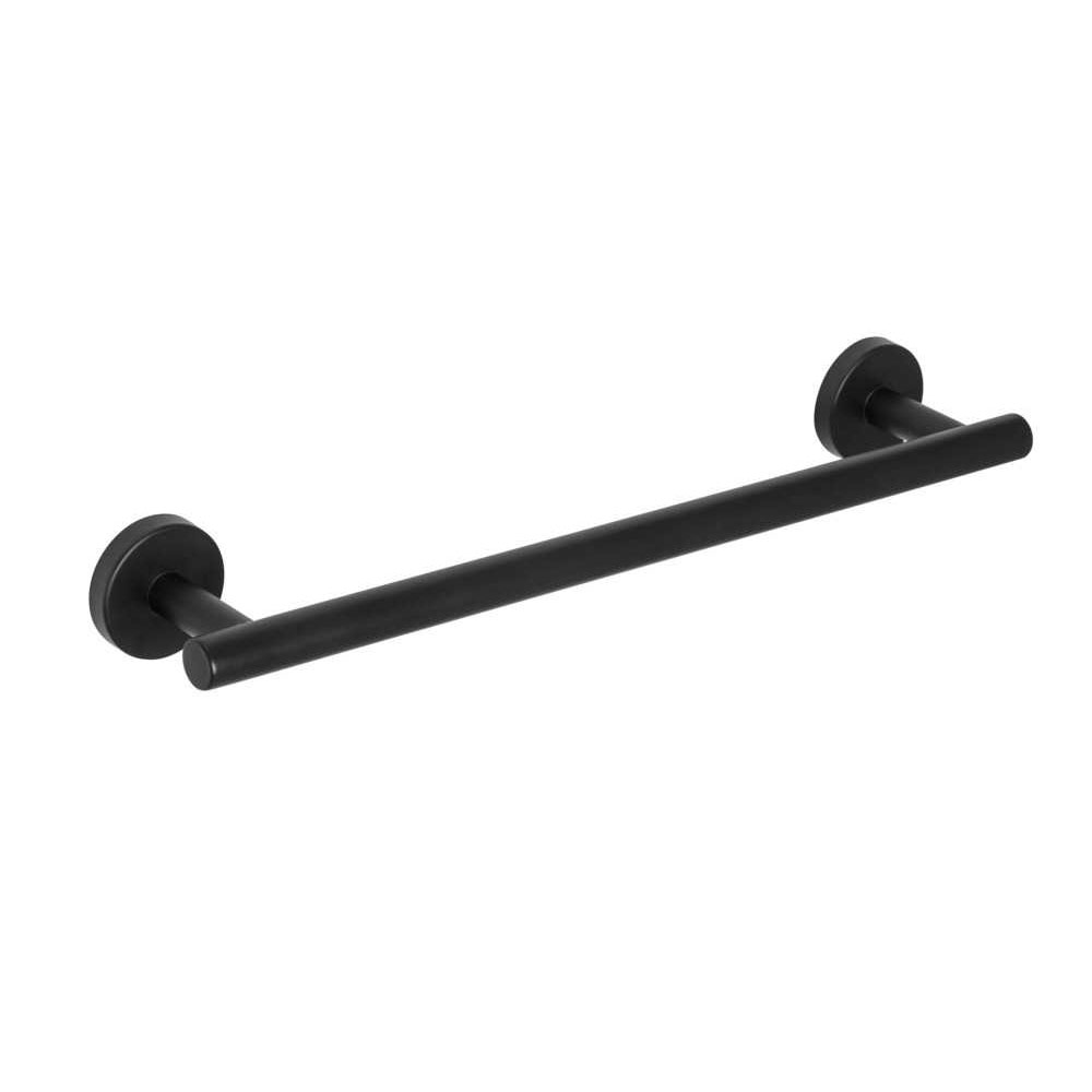 Κρεμάστρα Μπάνιου για Πετσέτες (40X7X5 5) Wenko Bosio Black Matt 24972100 Οργάνωση & Αποθήκευση Κρεμάστρες Γαντζάκια - Κρεμαστράκια Τοίχου Spitishop