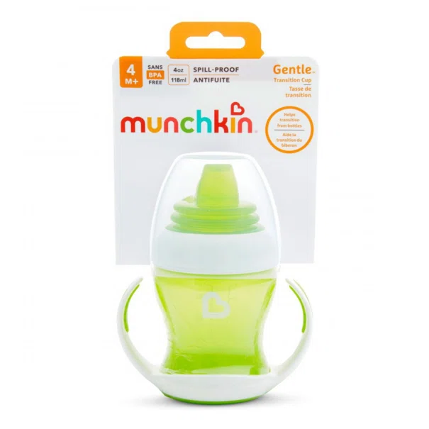 Ποτήρι Εκπαιδευτικό 118ml Munchkin Gentle First Cup Green