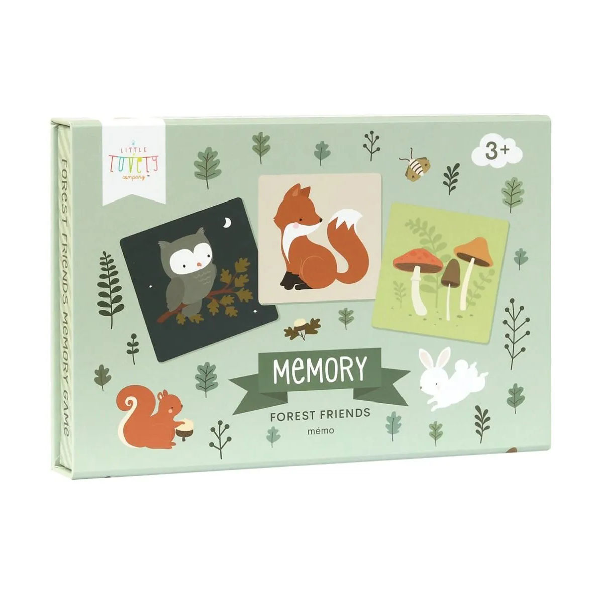 Παιχνίδι Μνήμης Α Little Lovely Company Forest Friends Pgmeff03 Παιχνίδια Επιτραπέζια - Εκπαιδευτικά Spitishop