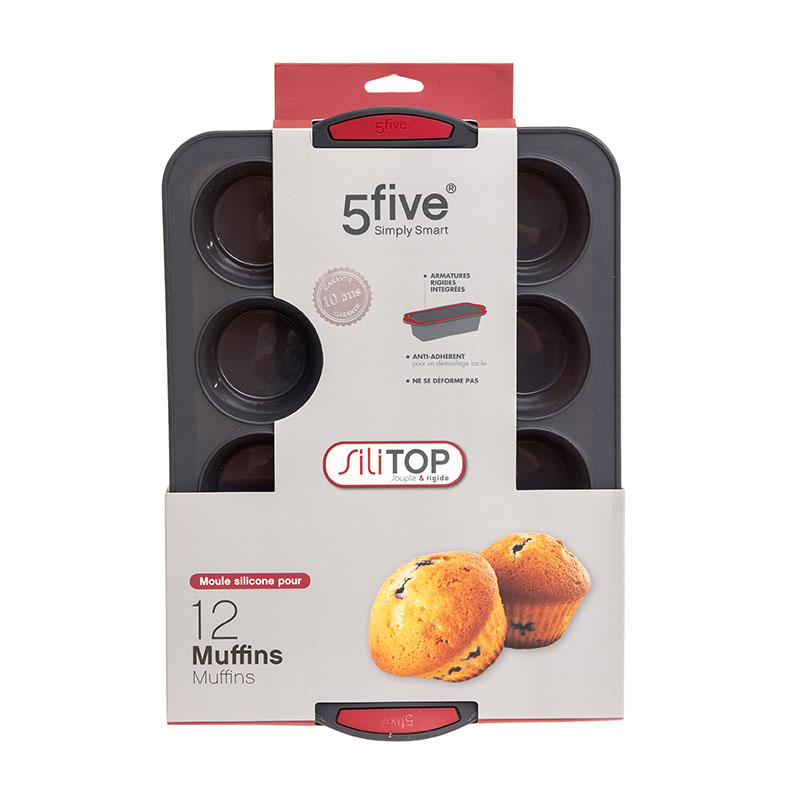Φόρμα Σιλικόνης για 12 Cupcake Muffin F-V Silitop 135283 Μαγειρική - Ζαχαροπλαστική Είδη Ζαχαροπλαστικής Σκεύη Φόρμες Spitishop