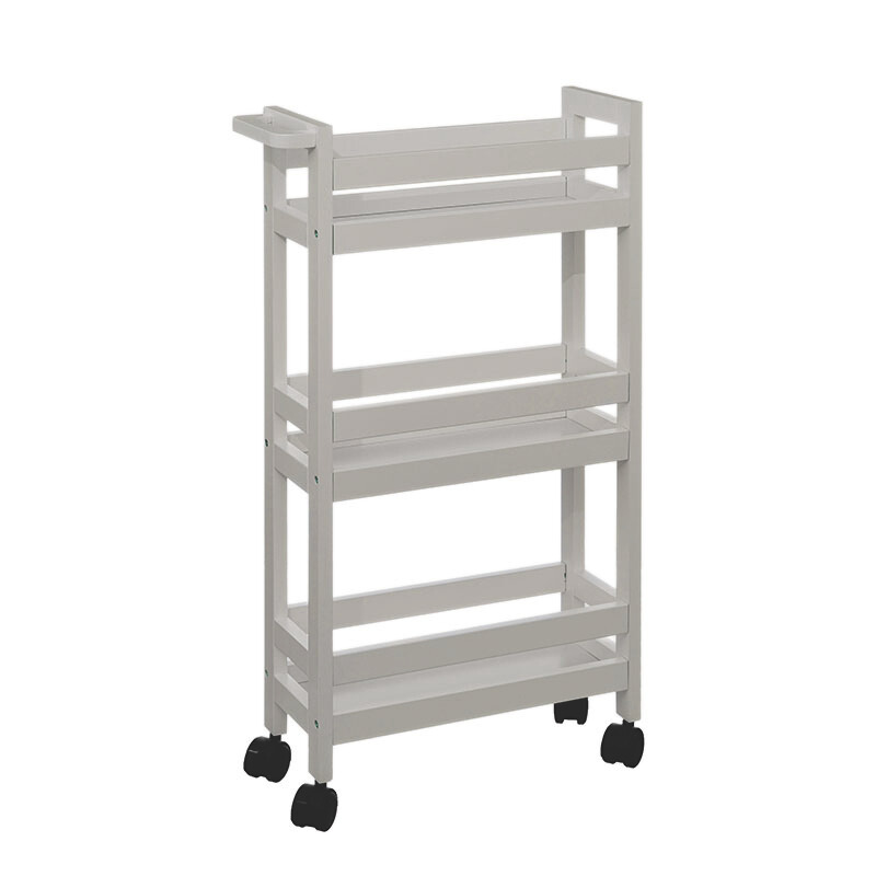 Τρόλεϊ/Ραφιέρα 3 Θέσεων (40x15.5x75) F-V Wheels Trolley Naturel 174762O