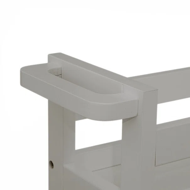 Τρόλεϊ/Ραφιέρα 3 Θέσεων (40x15.5x75) F-V Wheels Trolley Naturel 174762O