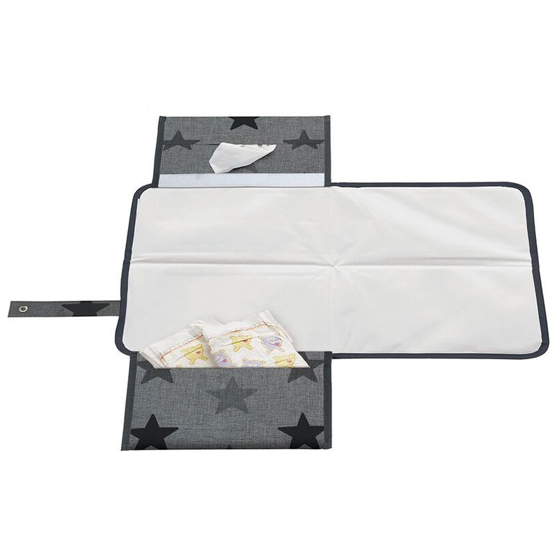 Αλλαξιέρα Ταξιδίου (60x34) Dooky Grey Stars DK-126466