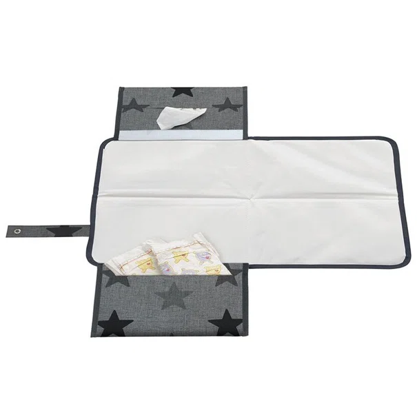 Αλλαξιέρα Ταξιδίου (60x34) Dooky Grey Stars DK-126466
