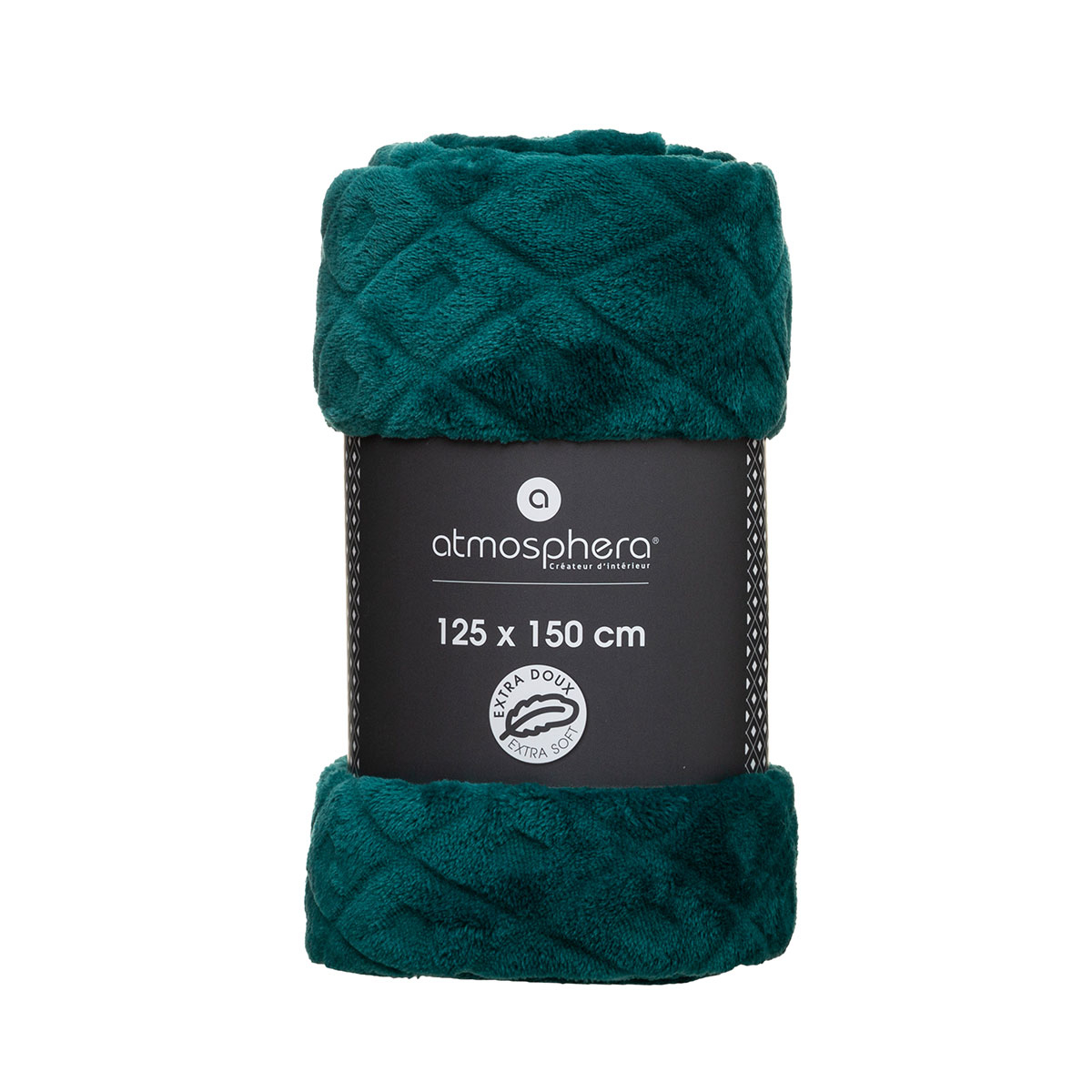 Κουβέρτα Καναπέ Fleece (125X150) A-S Flanel Losan Green 164044Q Λευκά Είδη Σαλονιού Κουβέρτες Spitishop