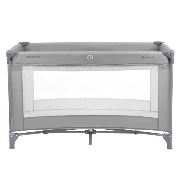 Παρκοκρέβατο 2 Θέσεων (0+ Μηνών/Έως 15kg) Kikka Boo So Gifted Grey 2023