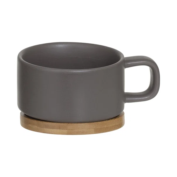 Τσαγιέρα Με Κούπα & Φίλτρο 400ml S-D Natural Taupe 160724A