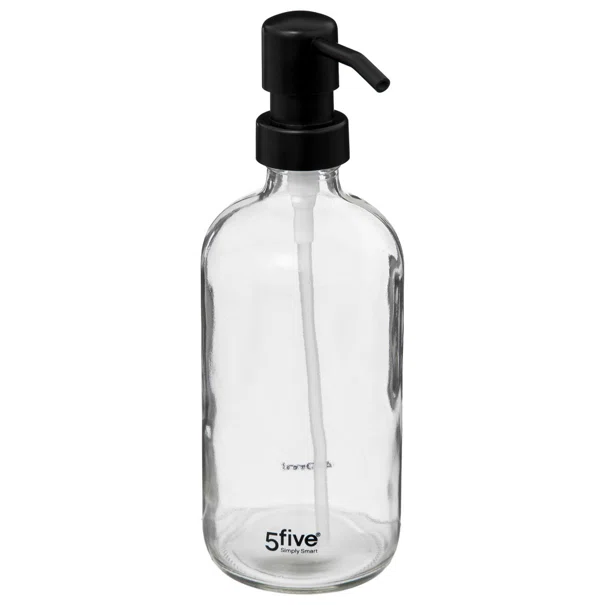 Dispenser Μπάνιου 450ml (Φ7.4x21) F-V Transparent 174712A