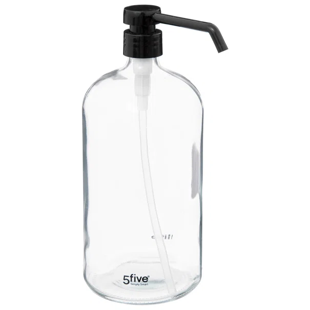 Dispenser Μπάνιου 1lt (Φ9.5x24) F-V Transparent 174797A