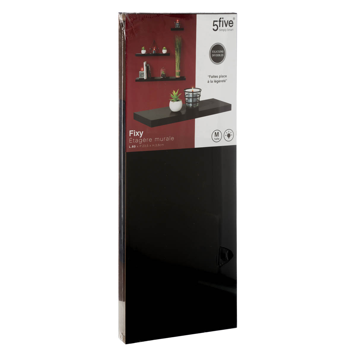 Ράφι Τοίχου (60X23 5X3 8) F-V Black 138953A Όσα Αγαπήσατε Περισσότερο Μόλις Ξαναήρθαν - Είναι Πάλι Εδώ τα Είδη Οργάνωσης Που Spitishop
