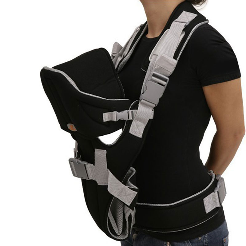 Μάρσιπος Κλασικός (3-12 Μηνών Έως 12Kg) Cangaroo Carry Go 2 Black Βρεφικά Μάρσιποι Spitishop