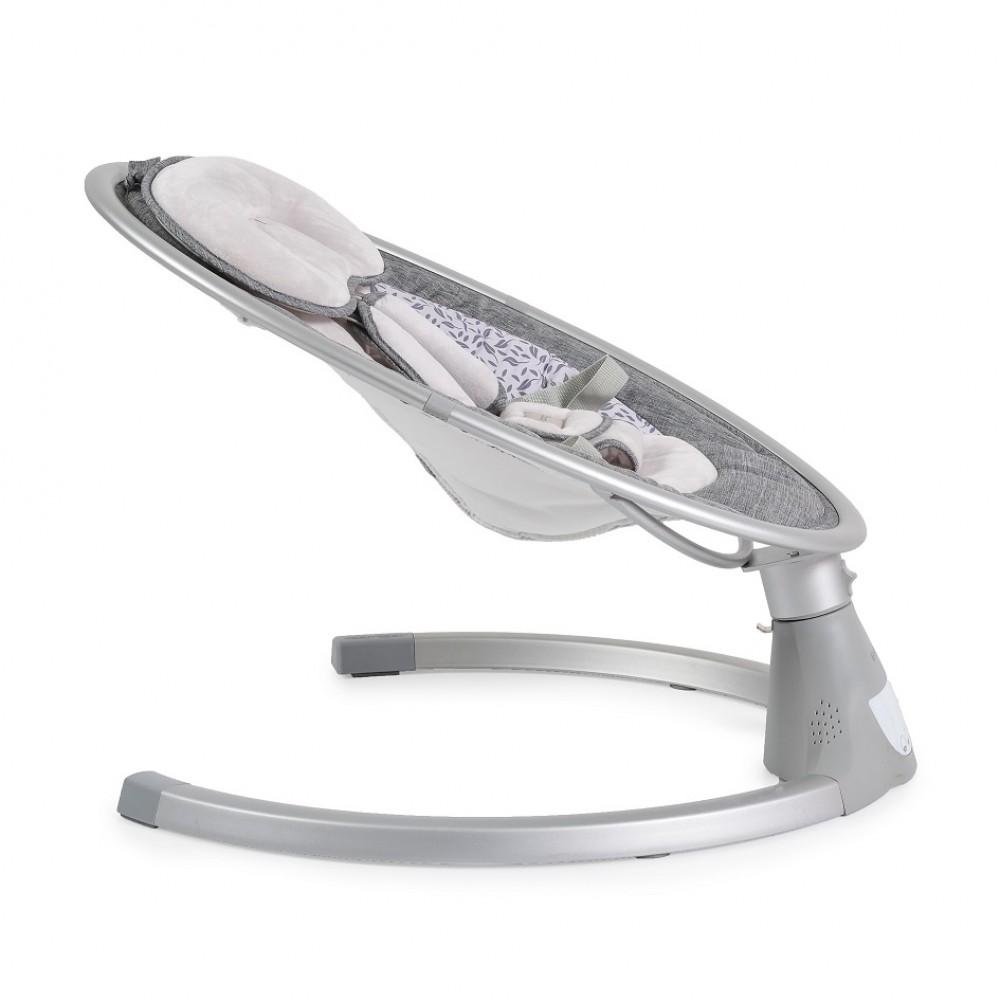 Ηλεκτρικό Ρηλάξ με Μουσική (0-6 Μηνών Έως 9Kg) Cangaroo Iswing Silver Βρεφικά Relax Μωρού Spitishop