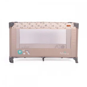 Παρκοκρέβατο (0+ Μηνών/Έως 15kg) Cangaroo Africa Beige