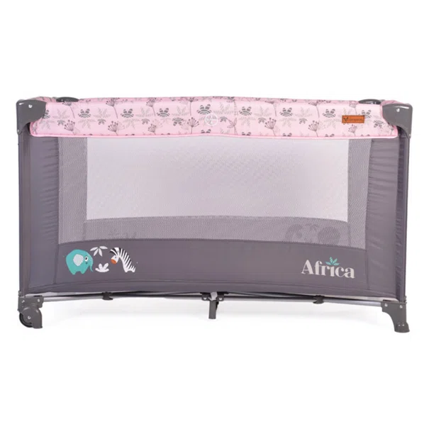 Παρκοκρέβατο (0+ Μηνών/Έως 15kg) Cangaroo Africa Pink