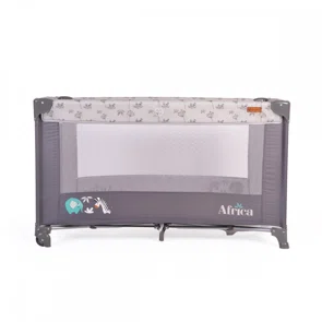 Παρκοκρέβατο (0+ Μηνών/Έως 15kg) Cangaroo Africa Grey