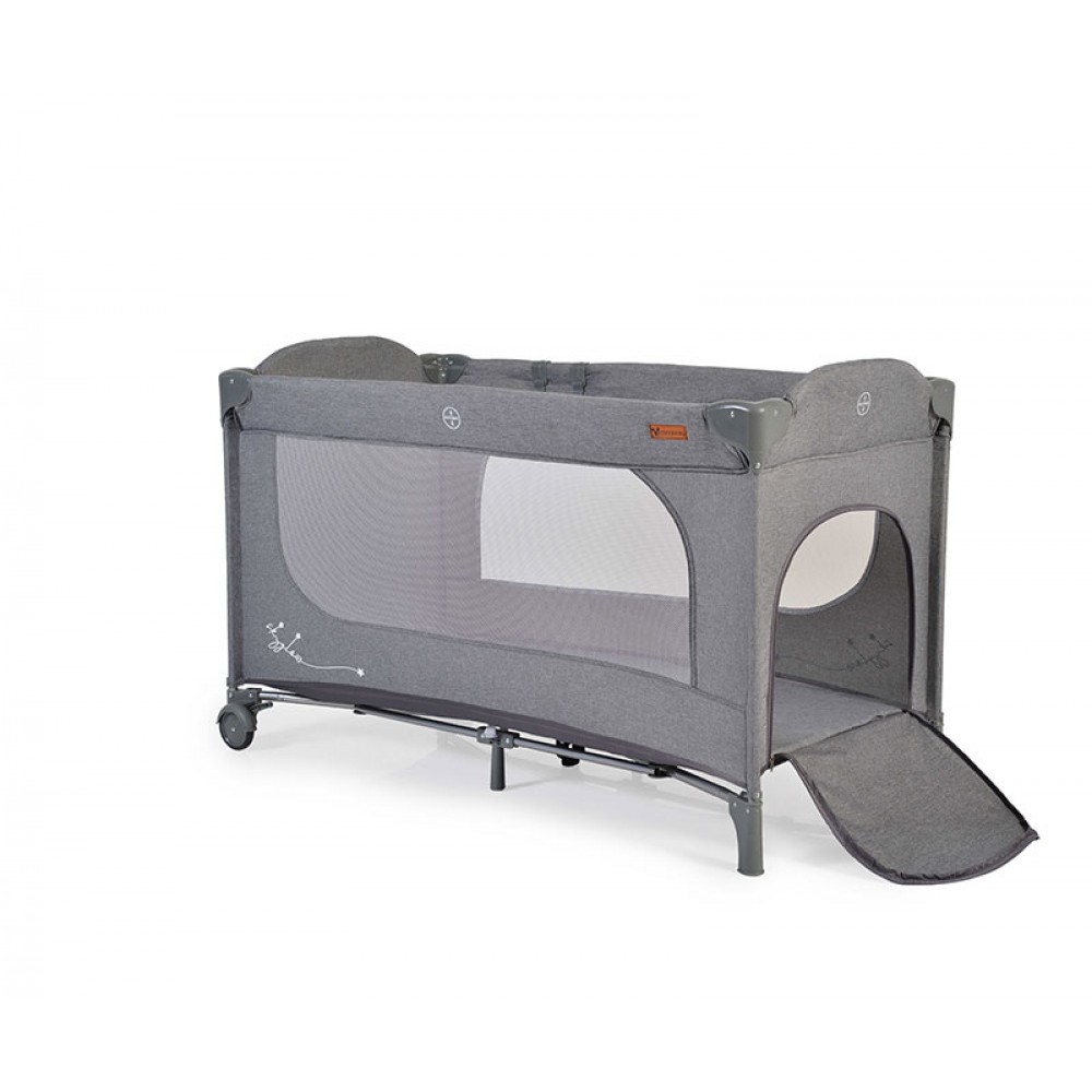 Παρκοκρέβατο (0+ Μηνών/Έως 14kg) Cangaroo Skyglow 1 Grey
