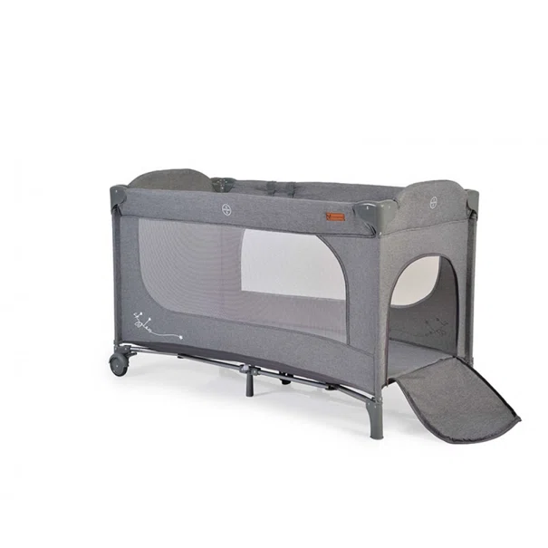 Παρκοκρέβατο (0+ Μηνών/Έως 14kg) Cangaroo Skyglow 1 Grey