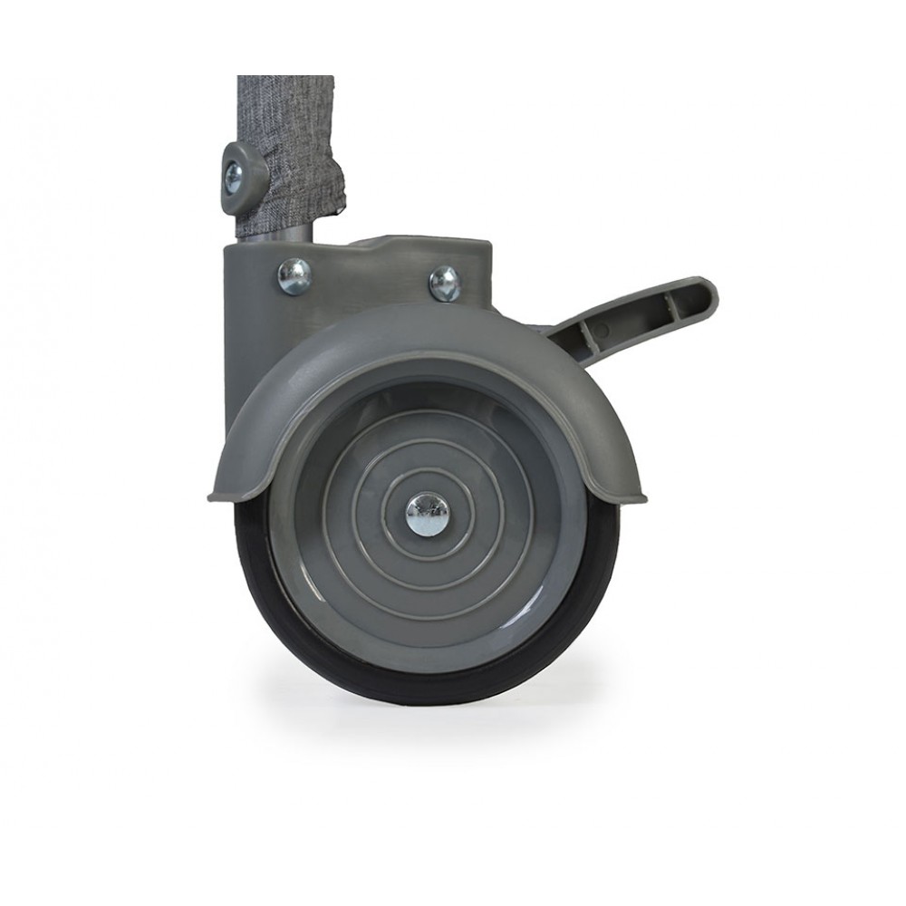 Παρκοκρέβατο 2 Θέσεων (0+ Μηνών Έως 14Kg) Cangaroo Skyglow Grey Βρεφικά Παρκοκρέβατα Μωρού Spitishop