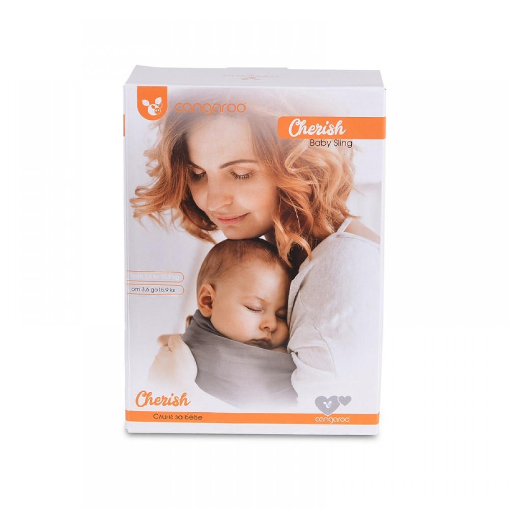 Μάρσιπος Wrap (4+ Μηνών 3 6-15 9Kg) Cangaroo Cherish Pink Βρεφικά Μάρσιποι Spitishop
