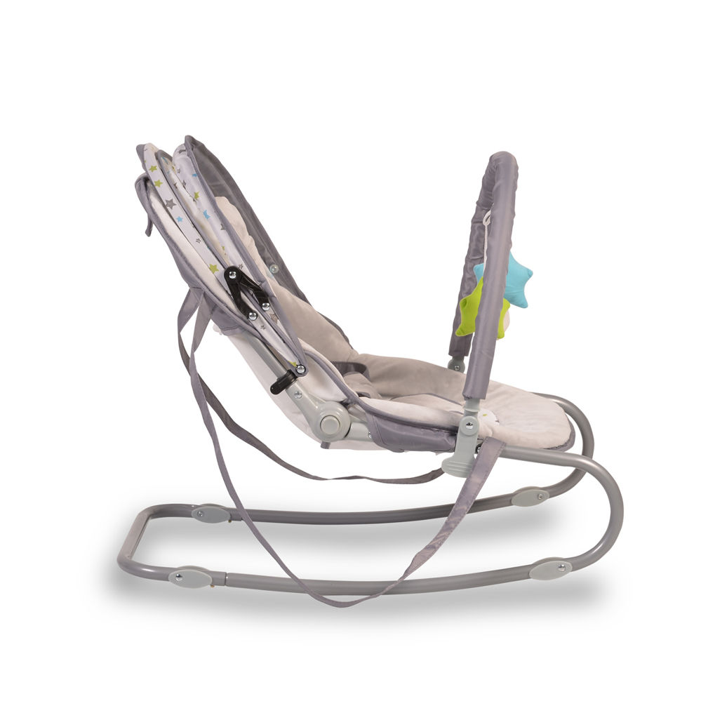 Ρηλάξ (0+ Μηνών Έως 9Kg) Moni Lulu Grey Βρεφικά Relax Μωρού Spitishop